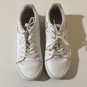 Vans Classic White Lace-Up Sneakers